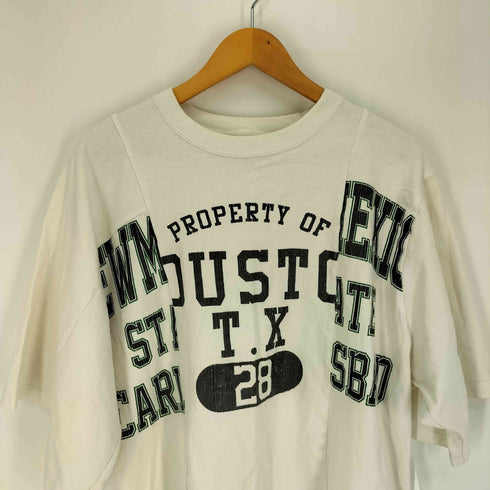 ローズバッド ROSE BUD 23SS リメイクライクカレッジTシャツ メンズ FREE