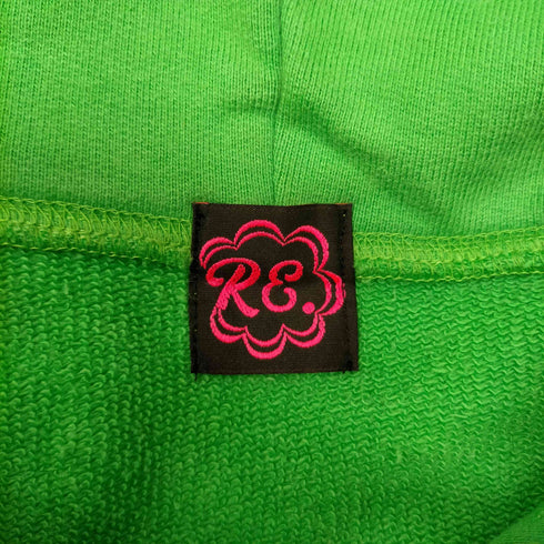 RE. アールイードット 22AW ファイヤー ロゴ パーカー フーディー レディース FREE