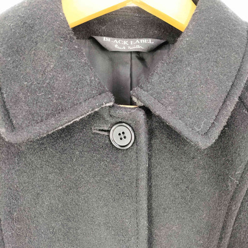 ポールスミスブラックレーベル Paul Smith BLACK LABEL ウール100% ポンチョ ケープコート レディース JPN:1
