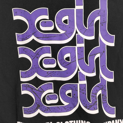 エックスガール X-girl DRIPPING PAINT LOGO S/S TEE レディース JPN:S