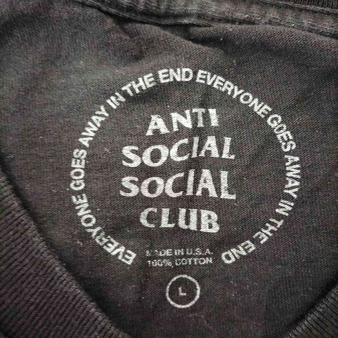 アンチソーシャルソーシャルクラブ ANTI SOCIAL SOCIAL CLUB Precious Petals Black tee メンズ JPN:L