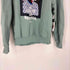クラウディ CLOUDY プリント ロゴパッチ クルーネックスウェット メンズ import:M