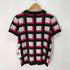 ケイトスペード Kate spade 半袖 チェック柄 ニット レディース import:XS