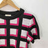 ケイトスペード Kate spade 半袖 チェック柄 ニット レディース import:XS