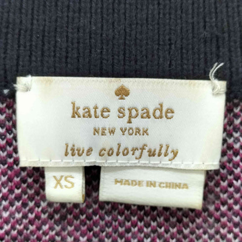 ケイトスペード Kate spade 半袖 チェック柄 ニット レディース import:XS
