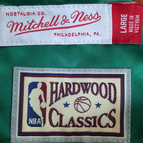 ミッチェルアンドネス mitchell&ness SATIN JACKET MILWAUKEE BUCKS サテンジャケット メンズ import:L