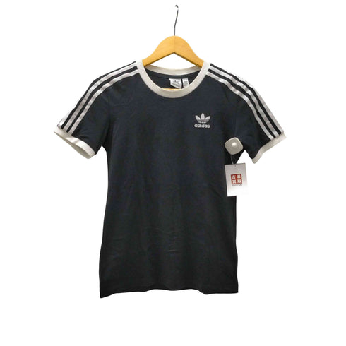 アディダス adidas 21SS ADICOLOR CLASSICS THREE STRIPES T-SHIRT アディカラー 3ストライプ S/S Tシャツ ピチT レディース import:M