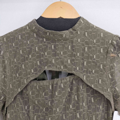 ANDRESD バックオープンジオメトリックドレス レディース import:S