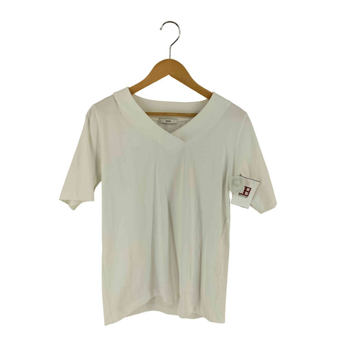 シップス SHIPS オーガニックコットン バリエーションネック TEE レディース M