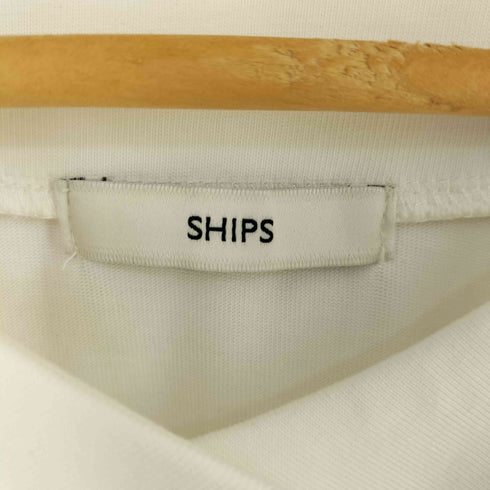 シップス SHIPS オーガニックコットン バリエーションネック TEE レディース M