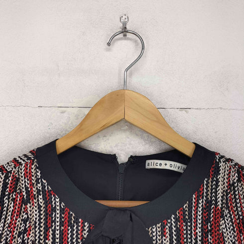 alice + olivia 長袖 膝丈ワンピース レディース US:0-2