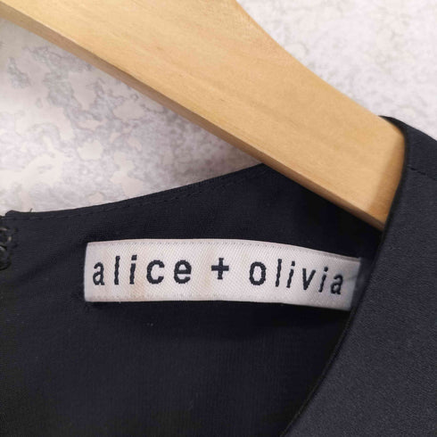 alice + olivia 長袖 膝丈ワンピース レディース US:0-2