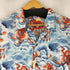 パイナップルコネクション Pineapple Connection (パイナップルコネクション) S/S ドラゴン総柄 開襟シャツ メンズ