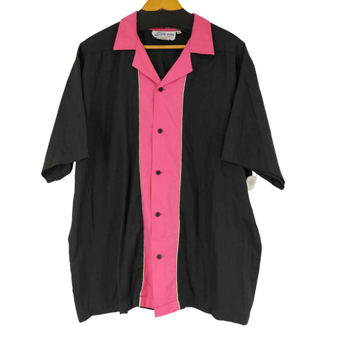 CRUISIN USA バイカラー オープンカラーシャツ メンズ import:XL