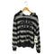BYE JEREMY フロント ロゴ ボーダー パーカー street メンズ import:XL