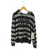 BYE JEREMY フロント ロゴ ボーダー パーカー street メンズ import:XL