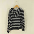 BYE JEREMY フロント ロゴ ボーダー パーカー street メンズ import:XL