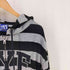 BYE JEREMY フロント ロゴ ボーダー パーカー street メンズ import:XL