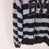 BYE JEREMY フロント ロゴ ボーダー パーカー street メンズ import:XL