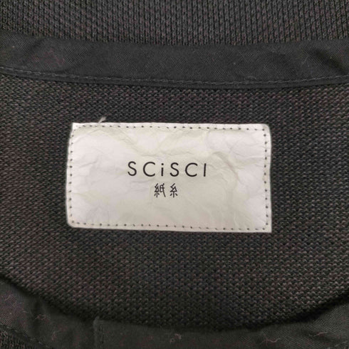 25SS SCI-SCI 紙糸 カノコ ヘンリーネック 半袖 Tシャツ メンズ JPN:L