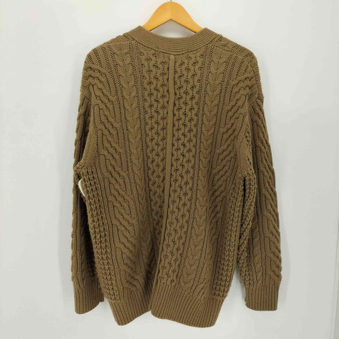 ジーユー GU ケーブルニット カーディガン メンズ JPN:M