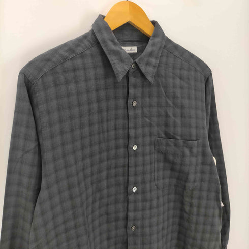 スティーブンアラン Steven Alan 25AW ネル オンブレー チェック レギュラーカラー シャツ NARROW メンズ JPN:M