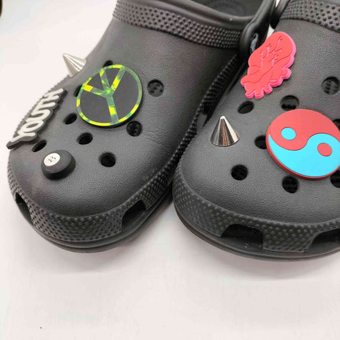 クロックス crocs Classic Clog クラシック クロッグ サンダル パッチ カスタム レディース US:7