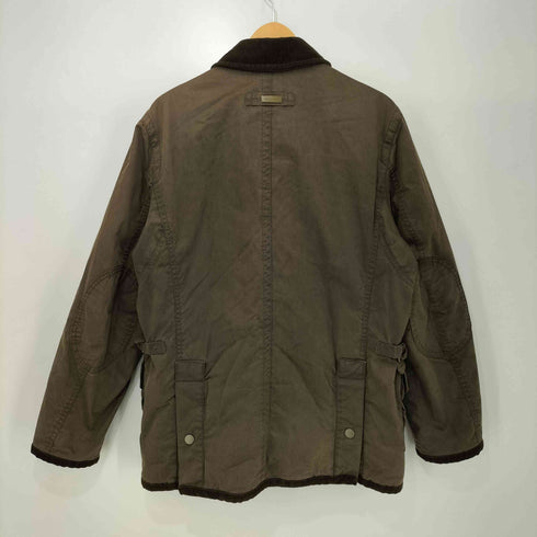 Henry Cotton's コットン100 襟 袖 コーデュロイ 中綿 オイルド ジャケット メンズ JPN:46