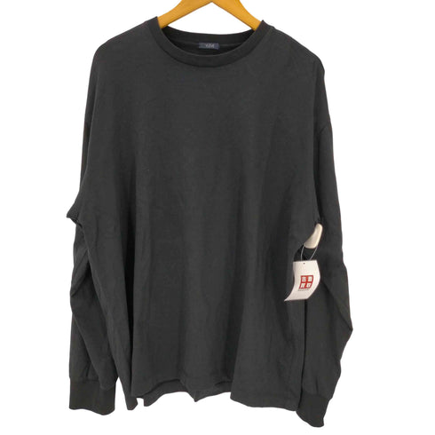 イレーヴ YLEVE コットン ロングスリーブ クルーネック Tシャツ メンズ JPN:L
