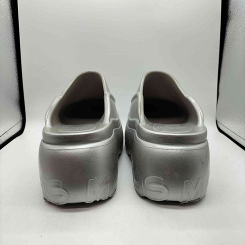 マークジェイコブス MARC JACOBS 24SS MELISSA CLOG + MARC JACOBS AD コラボ クロッグ サンダル シルバー レディース JPN:23