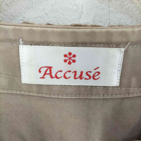 Accuse ノーカラージャケット レディース