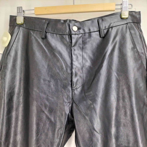 アドーンプレーン adoon plain フェイクレザーフレアパンツ メンズ JPN:L