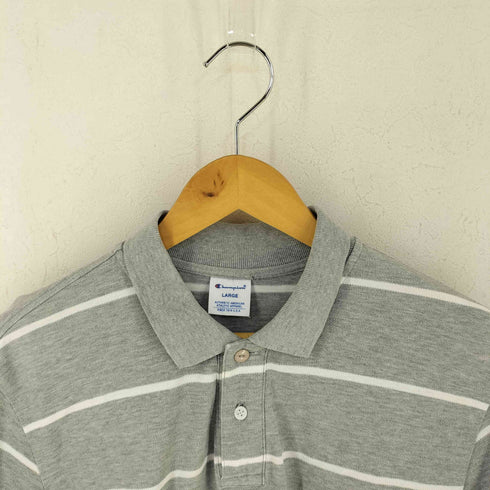 チャンピオン Champion ボーダーポロシャツ メンズ L