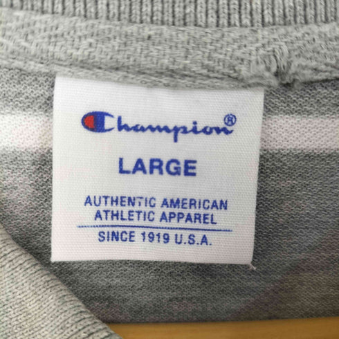 チャンピオン Champion ボーダーポロシャツ メンズ L
