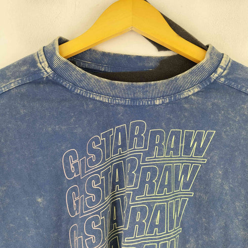 ジースターロー G-STAR RAW Washed multi logo oversized r t レディース import:XS