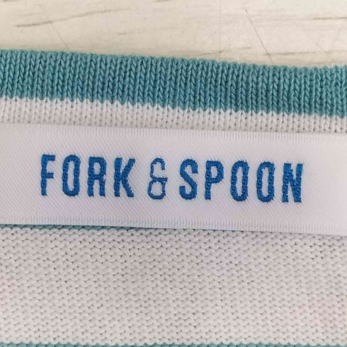 フォークアンドスプーン FORK&SPOON 24ss ボートネックボーダーショートスリーブ レディース JPN:4