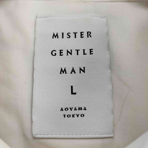 ミスタージェントルマン MISTERGENTLEMAN WOVEN FRINGE SHIRT S/S ウーブン フリンジ 半袖シャツ メンズ L