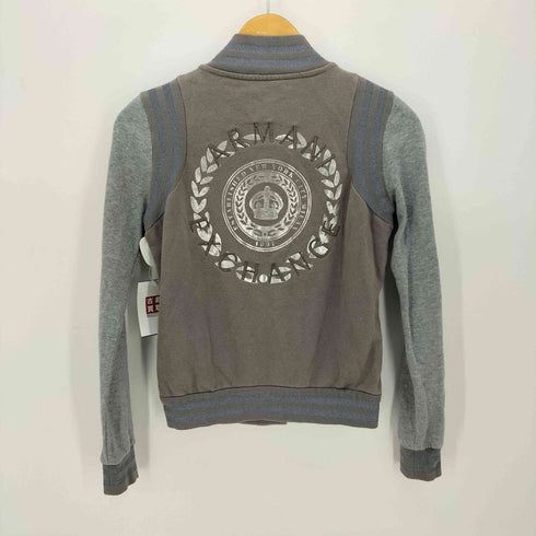 アルマーニエクスチェンジ ARMANI EXCHANGE 両面 ロゴ ラメ スタジアム ジャンパー レディース import:XS