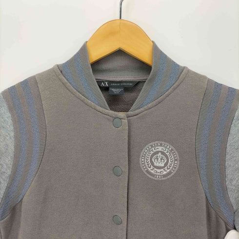 アルマーニエクスチェンジ ARMANI EXCHANGE 両面 ロゴ ラメ スタジアム ジャンパー レディース import:XS