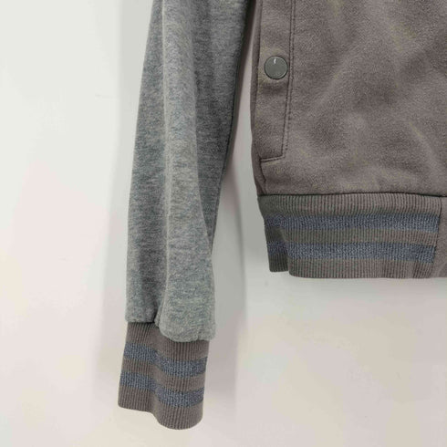 アルマーニエクスチェンジ ARMANI EXCHANGE 両面 ロゴ ラメ スタジアム ジャンパー レディース import:XS