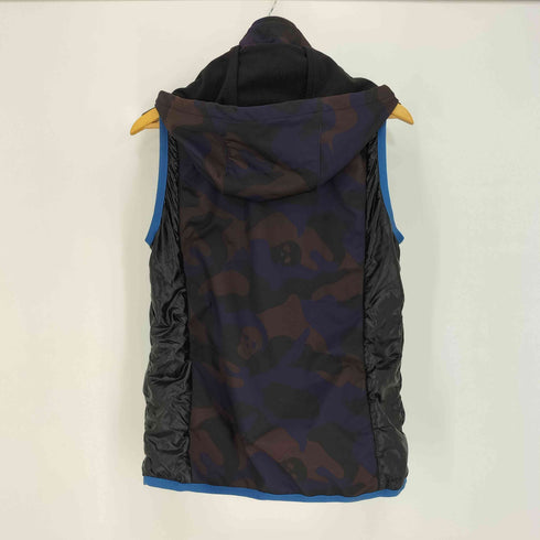 マークアンドロナ MARK&LONA ロゴパッチ THINSULATE シンサレート カモフラ フーデット ベスト メンズ import:M