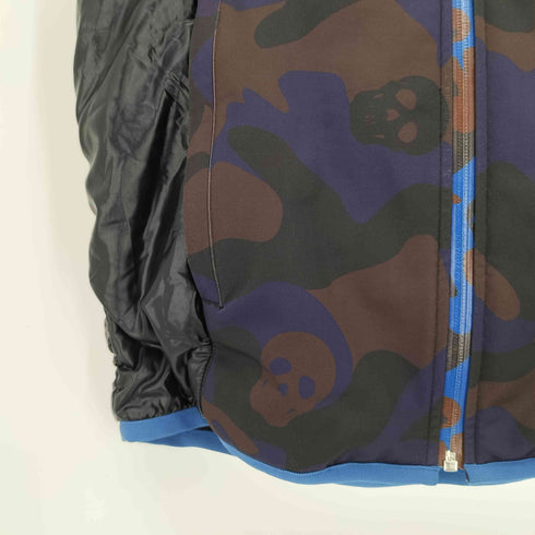 マークアンドロナ MARK&LONA ロゴパッチ THINSULATE シンサレート カモフラ フーデット ベスト メンズ import:M