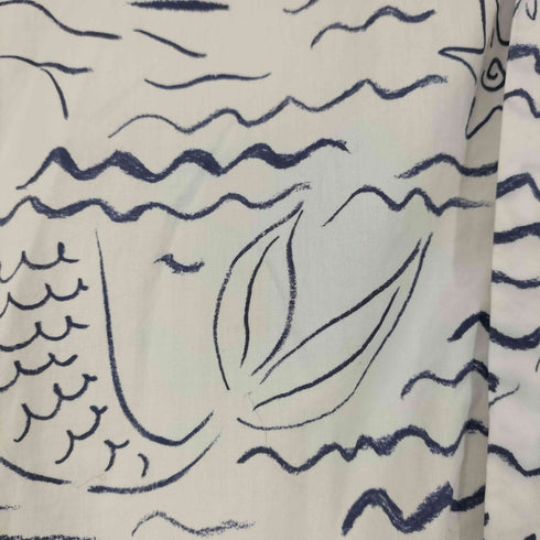 ケンゾー KENZO Graphic-print cotton shirt メンズ M