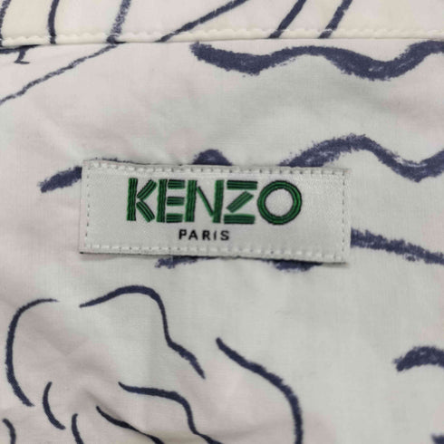 ケンゾー KENZO Graphic-print cotton shirt メンズ M