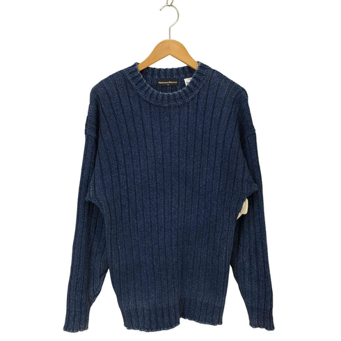 ニーマンマーカス Neiman Marcus インディゴ コットンニット メンズ import:M