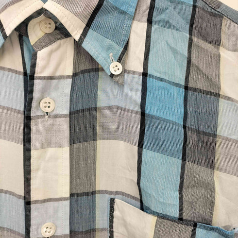アーペーセー A.P.C. 90s フランス製 チェック 半袖シャツ メンズ JPN:1