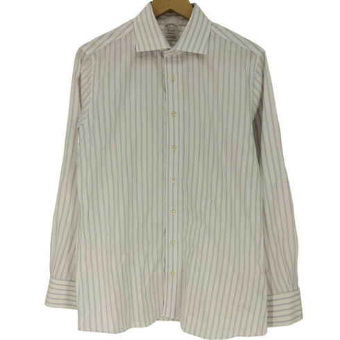 ブルックスブラザーズ 346 BROOKS BROTHERS ストライプ柄 CLASSIC ワーク シャツ メンズ 15-33