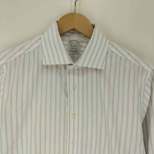ブルックスブラザーズ 346 BROOKS BROTHERS ストライプ柄 CLASSIC ワーク シャツ メンズ 15-33