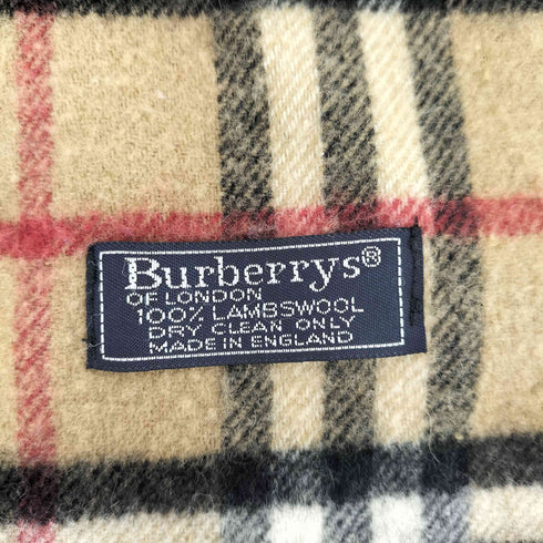 バーバリーズ BURBERRYS ノバチェック柄ウールマフラー レディース