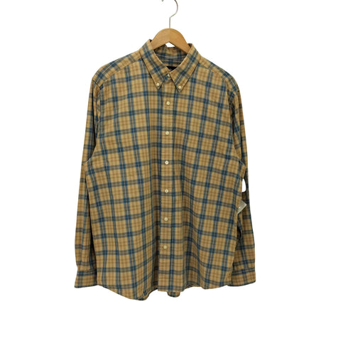 エディーバウアー Eddie Bauer 長袖 チェック シャツ メンズ import:L